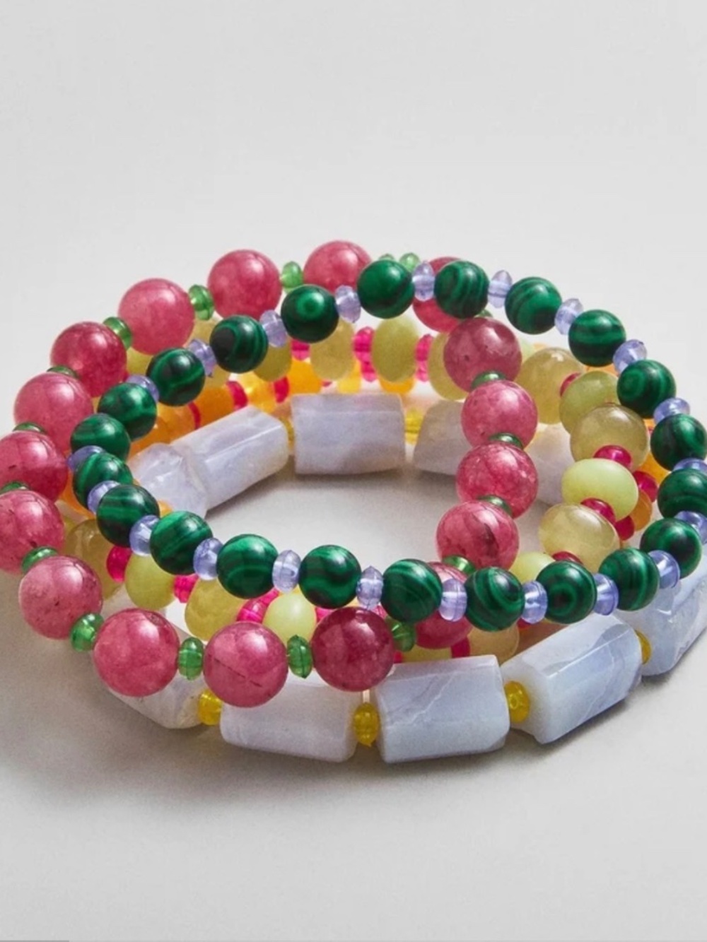 Baublebar Darcy Semi-Precious Beaded Bracelet Set in Multi